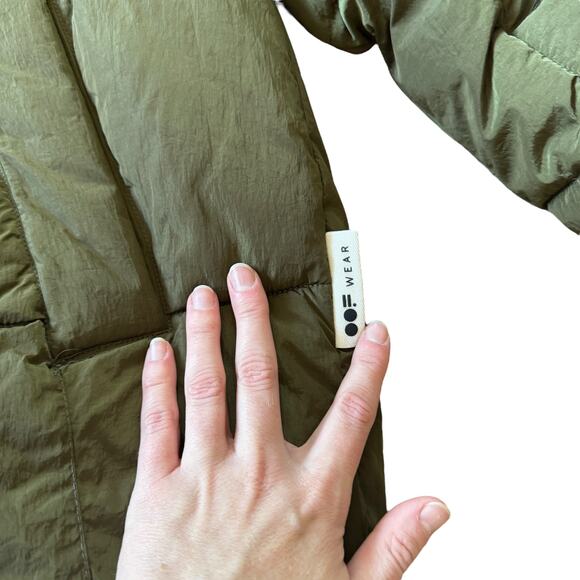 NEW Oof Wear Oversize Hooded Jacket 9063 Verde Oliva Olive Green - Picture 8 of 14